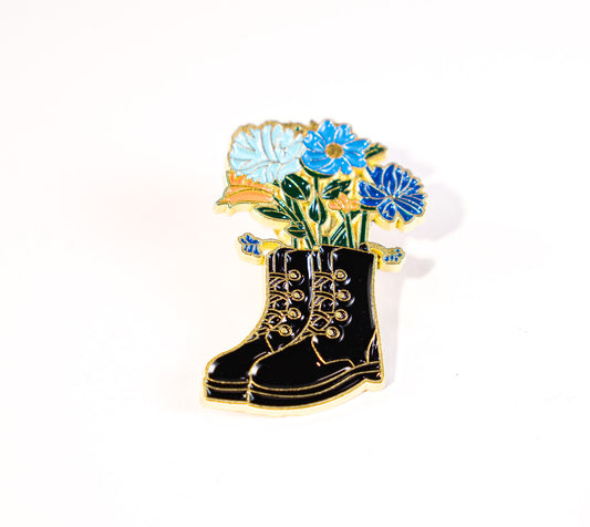 Flower Shoes Pin